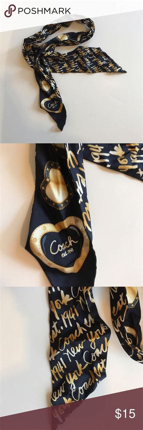 fake coach scarf
